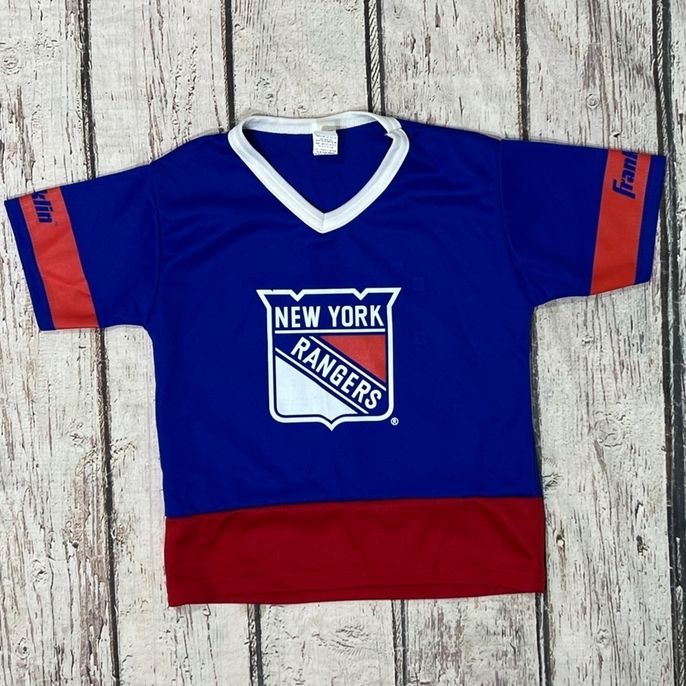 New York Rangers NHL Hockey Vintage Boys Kids Youth 1990s Jersey